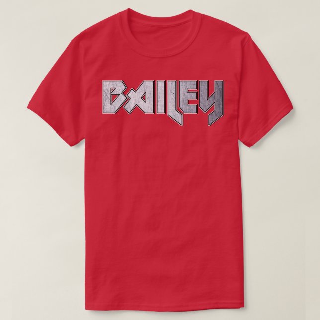 Heavy metall Bailey T Shirt (Design framsida)