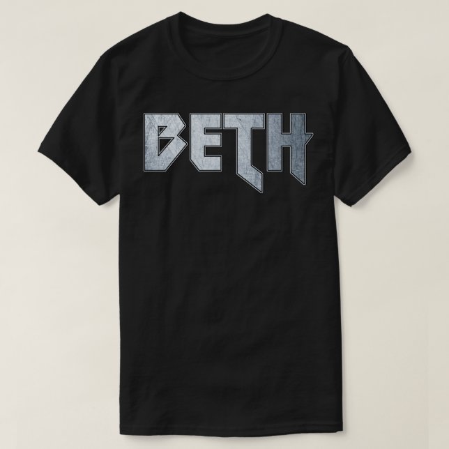 Heavy metall Beth T Shirt (Design framsida)