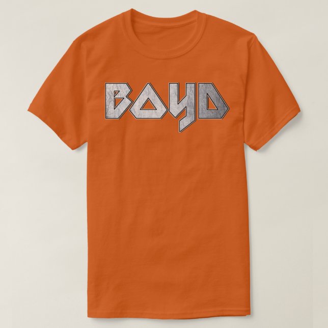 Heavy metall Boyd T Shirt (Design framsida)