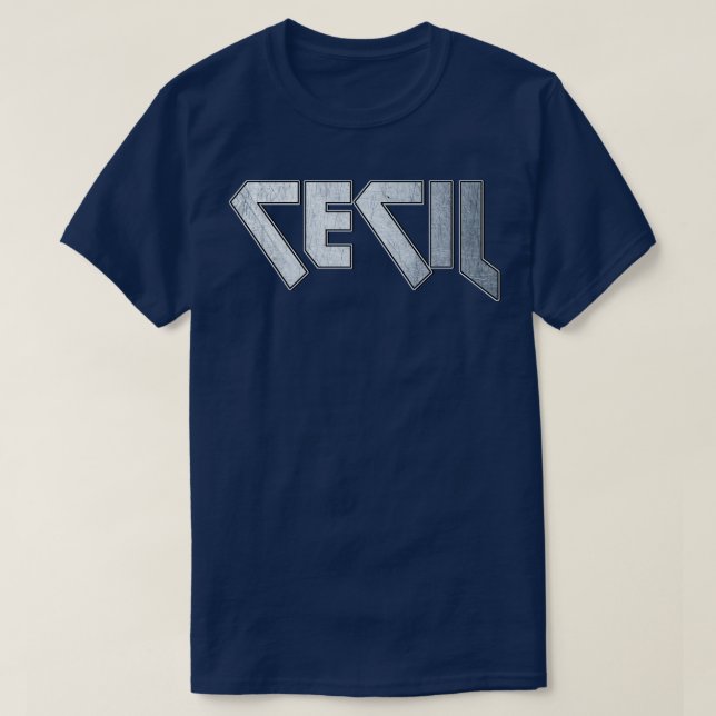 Heavy metall Cecil T Shirt (Design framsida)