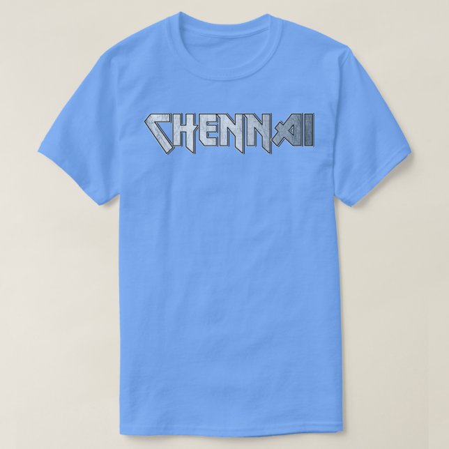 Heavy metall Chennai T Shirt (Design framsida)