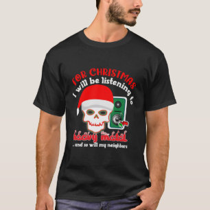 HEAVY METALL CHRISTMAS SWEATER T SHIRT
