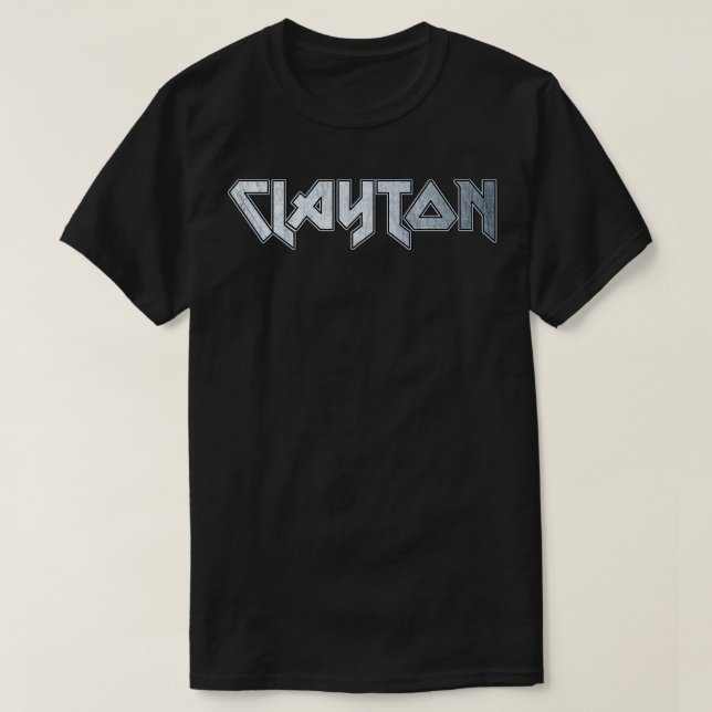 Heavy metall Clayton T Shirt (Design framsida)