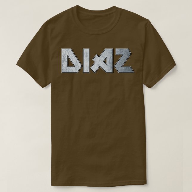 Heavy metall Diaz T Shirt (Design framsida)