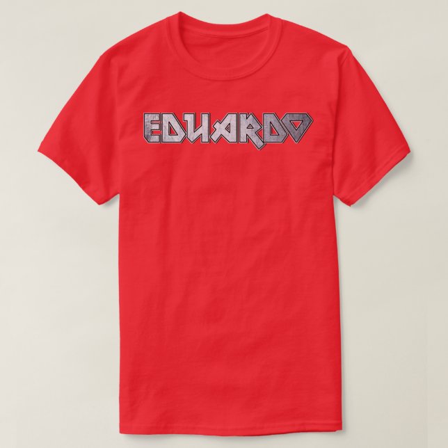 Heavy metall Eduardo T Shirt (Design framsida)