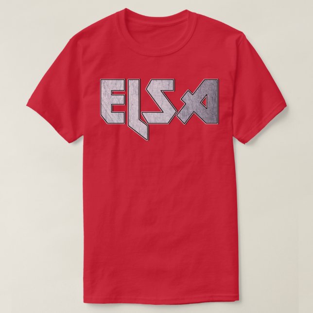 Heavy metall Elsa T Shirt (Design framsida)