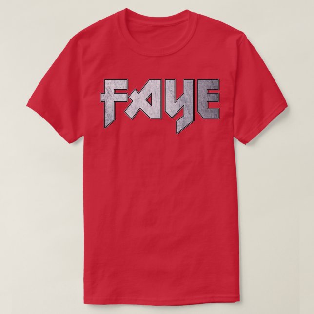 Heavy metall Faye T Shirt (Design framsida)