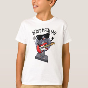 Heavy Metall Fläkt Funny Music Pun T Shirt