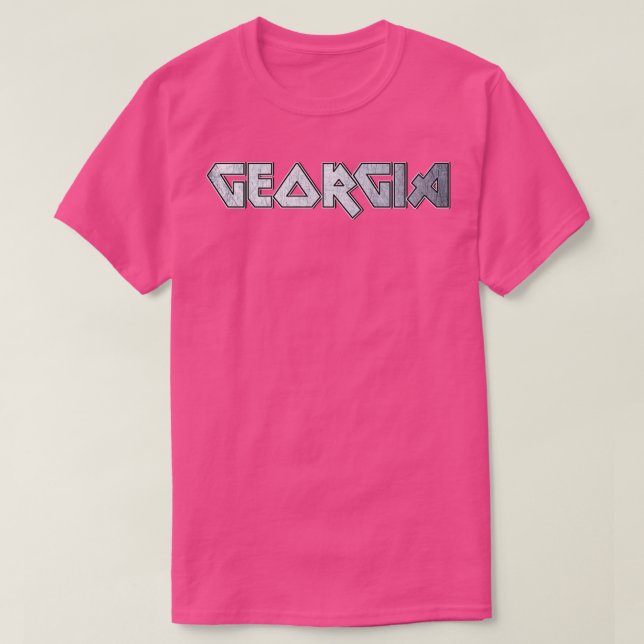 Heavy metall Georgia T Shirt (Design framsida)