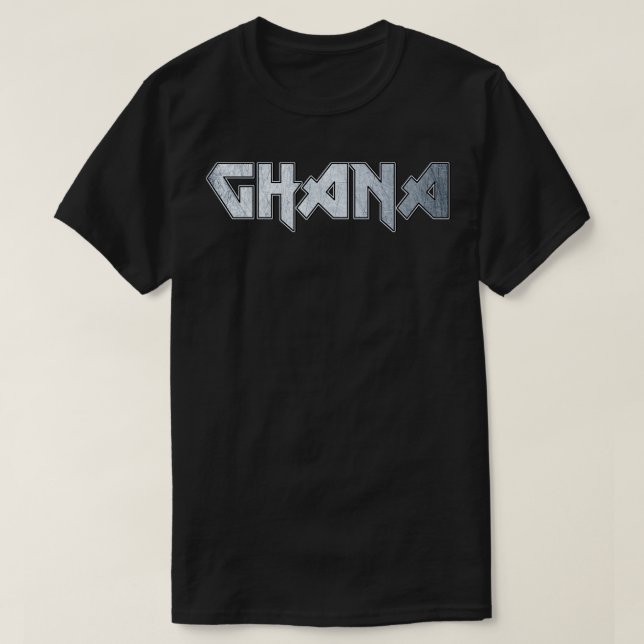 Heavy metall Ghana T Shirt (Design framsida)
