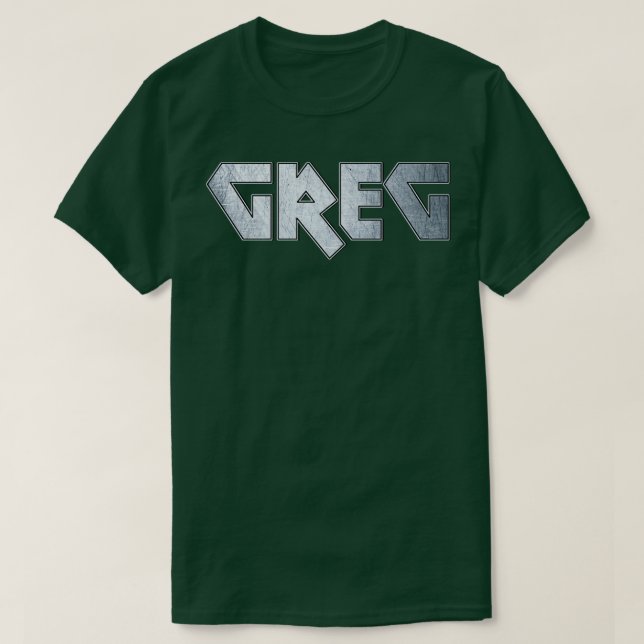 Heavy metall Greg T Shirt (Design framsida)