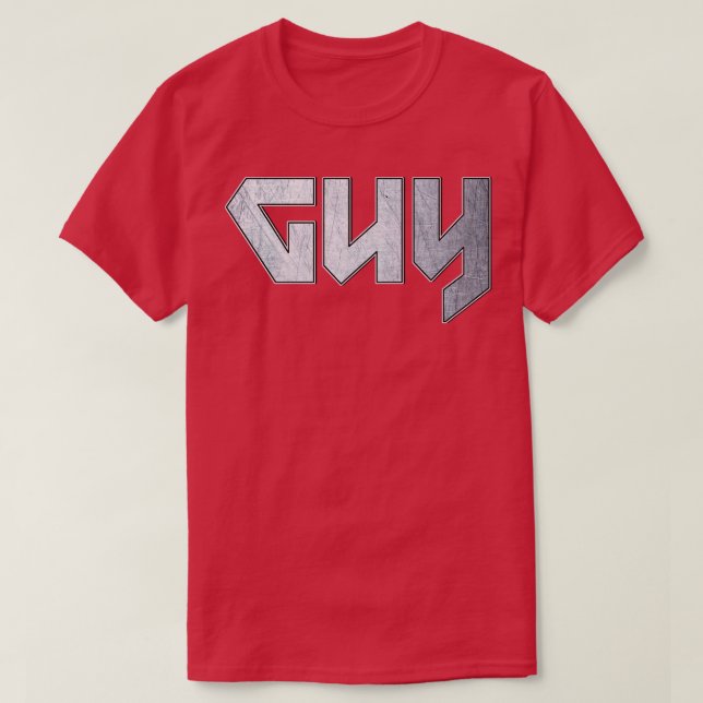 Heavy metall Guy T Shirt (Design framsida)