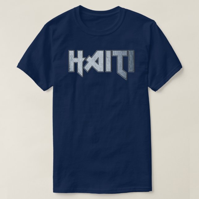 Heavy metall Haiti T Shirt (Design framsida)