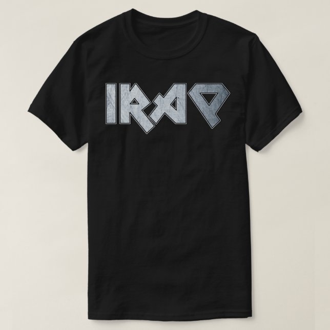 Heavy metall Irak T Shirt (Design framsida)