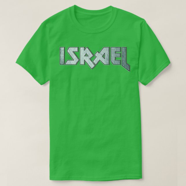 Heavy metall Israel T Shirt (Design framsida)