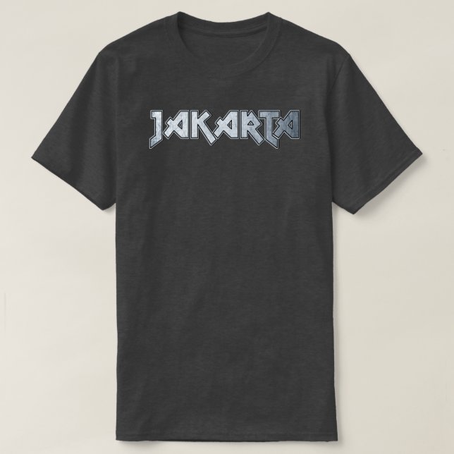 Heavy metall Jakarta T Shirt (Design framsida)