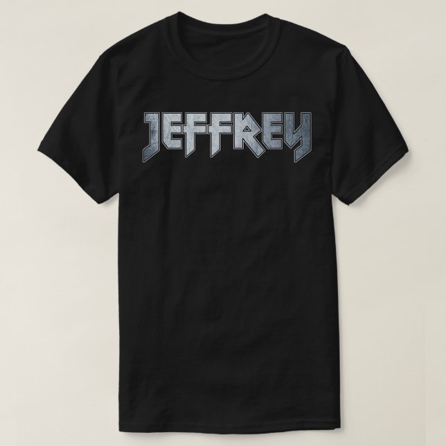 Heavy metall Jeffrey T Shirt (Design framsida)