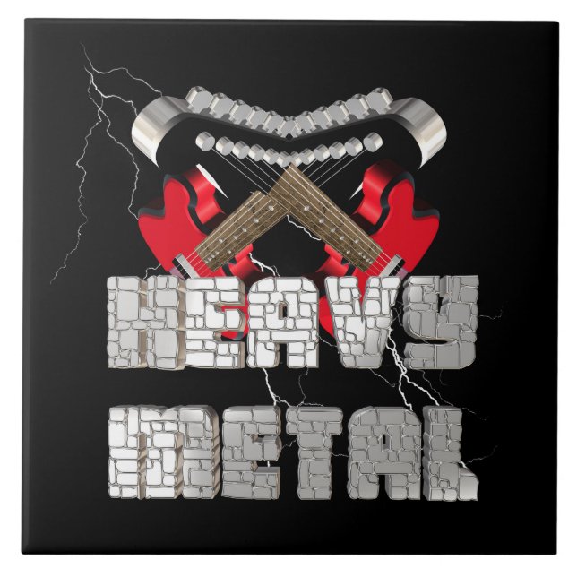 Heavy metall kakelplatta (Framsidan)