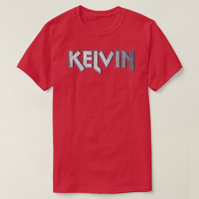 Heavy metall Kelvin T Shirt (Design framsida)