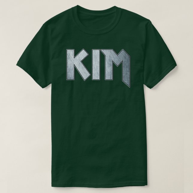 Heavy metall Kim T Shirt (Design framsida)