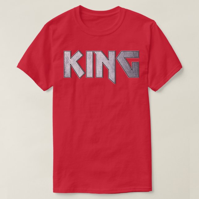 Heavy metall Kung T Shirt (Design framsida)