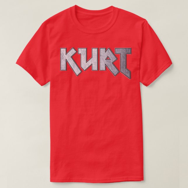 Heavy metall Kurt T Shirt (Design framsida)