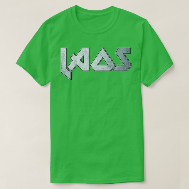 Heavy metall Laos T Shirt (Design framsida)