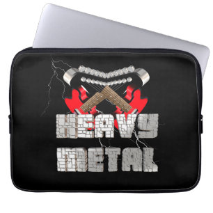 Heavy metall laptop sleeve