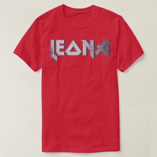 Heavy metall Leona T Shirt (Design framsida)