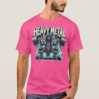 Heavy Metall - Lusnyt Lyfts Gym Workout Fitness Mo T Shirt
