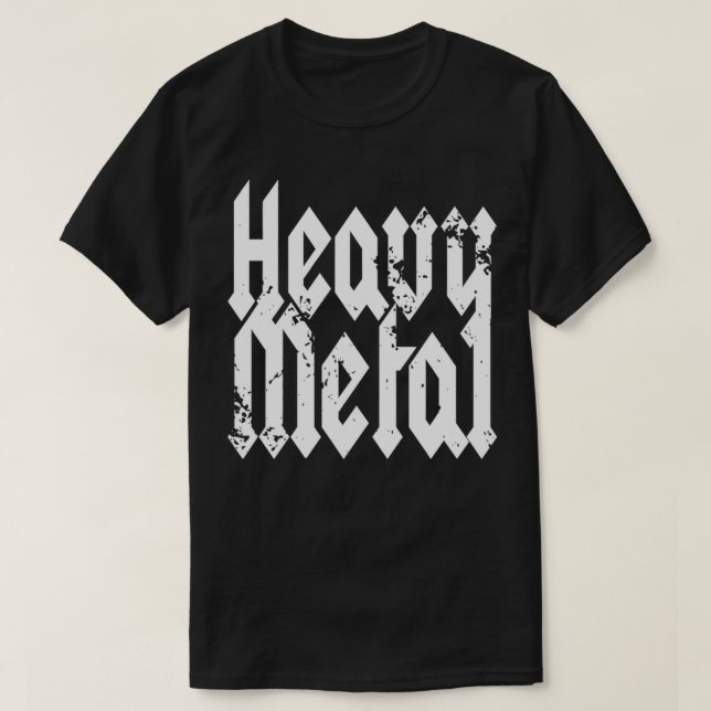 Heavy Metall Music Say Metalhead Festival Gig He T Shirt (Design framsida)