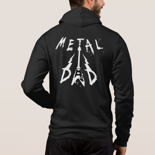 Heavy Metall Pappa T Shirt (Baksida)