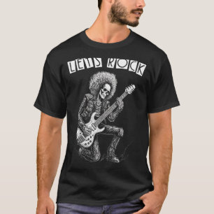 Heavy Metall Punk Rock N Roll Let s Sten Skeleton  T Shirt