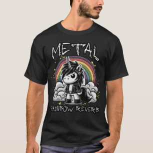 Heavy Metall Rainbow Reverb Kawaii Aesthetic Anime T Shirt