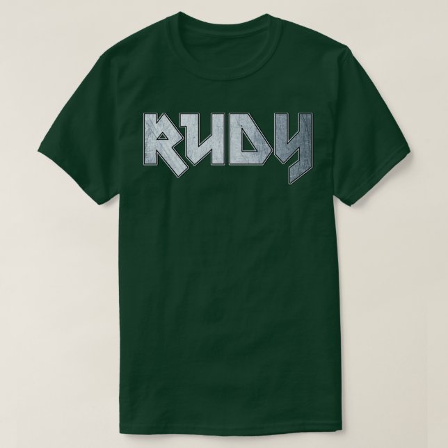 Heavy metall Rudy T Shirt (Design framsida)