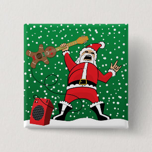 Heavy Metall Santa Knapp