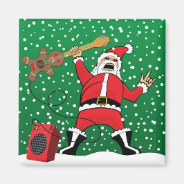 Heavy Metall Santa Magnet