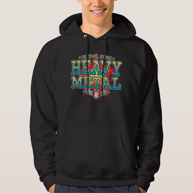 Heavy Metall Soul Hoodie (Framsida)