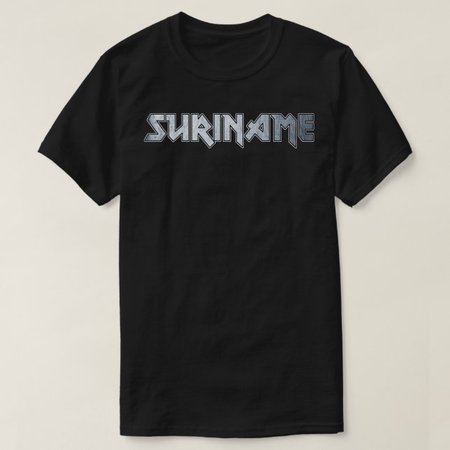 Heavy metall Surinam T Shirt (Design framsida)
