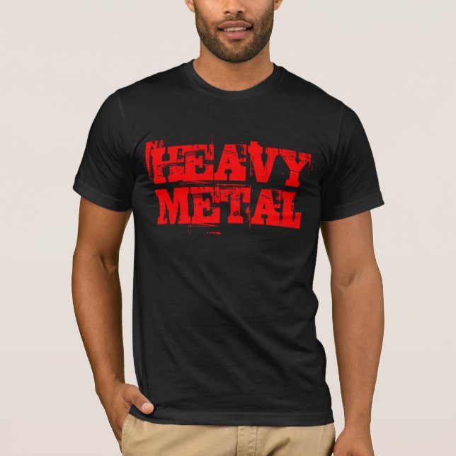 Heavy Metall T-Shirt - Heavy Metall Sten T-Shirts (Framsida)