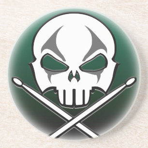 Heavy Metall Underlägg Sten & Roll Drummer Underlä