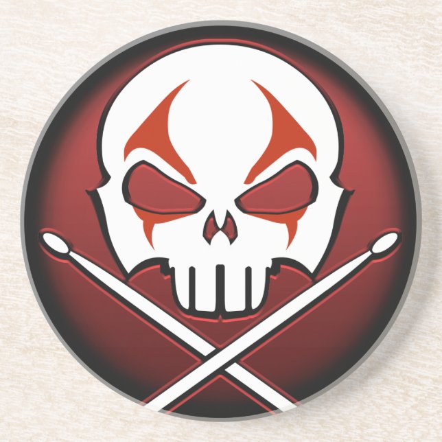 Heavy Metall Underlägg Sten & Roll Drummer Underlä (Framsidan)