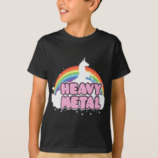 Heavy Metall Unicorn Music Ella Lopez T Shirt