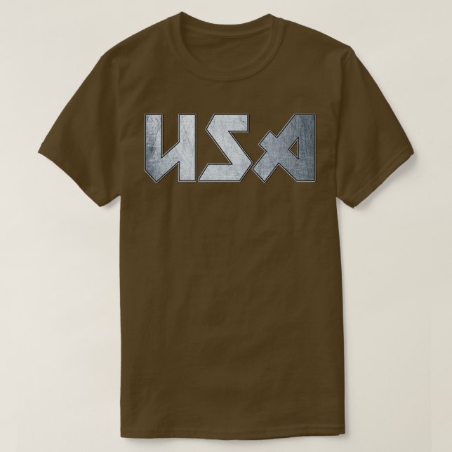 Heavy metall USA T Shirt (Design framsida)