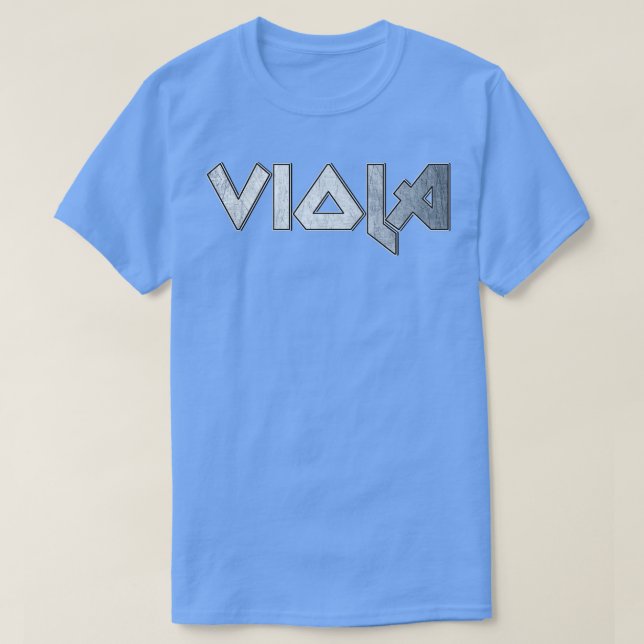 Heavy metall Viola T Shirt (Design framsida)