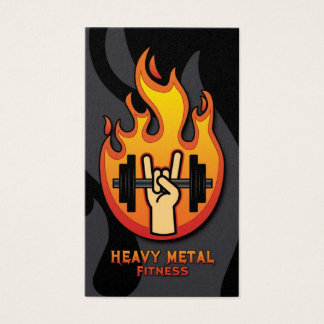 Heavy Metall Workout Visitkort