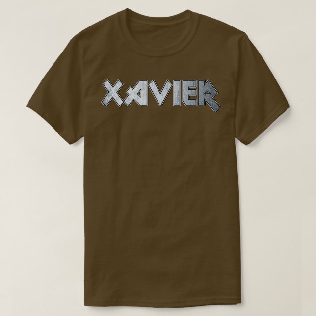 Heavy metall Xavier T Shirt (Design framsida)