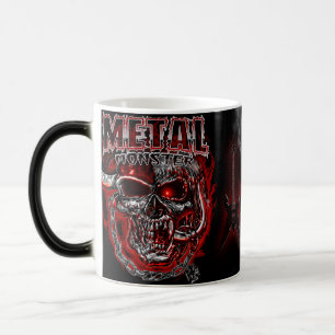 Heavy metalmonster magisk mugg