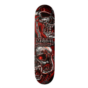 Heavy metalmonster mini skateboard bräda 18,5 cm