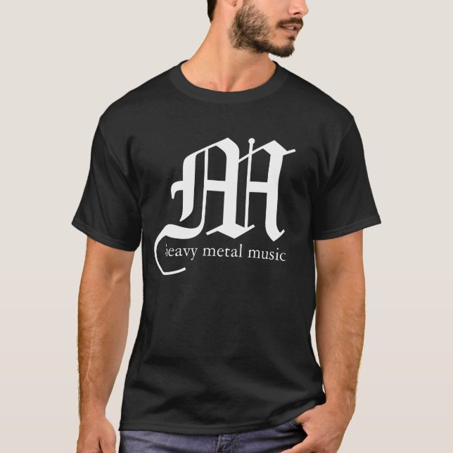 heavy metalmusik tee shirt (Framsida)